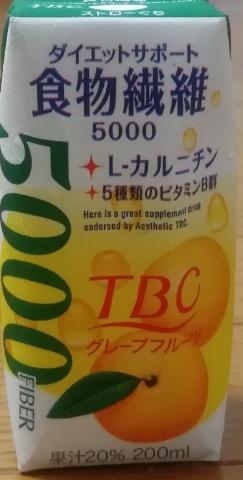 TBC 食物繊維 グレープフルーツ(森永乳業)感想・レビュー